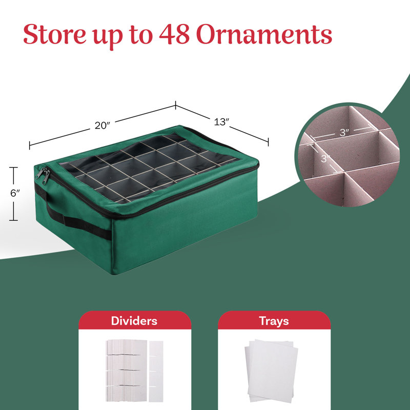 Boîte de rangement Tiny Tim Totes, vert, Vert