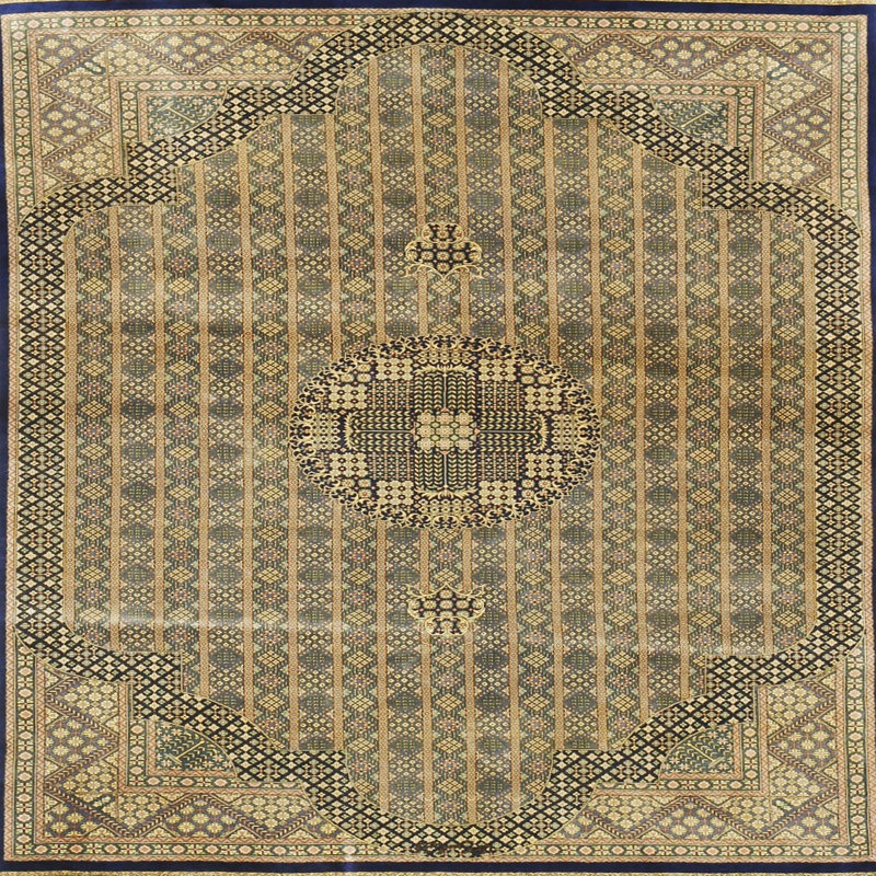 Tapis vert Southwestern Moss, Carré 3 pi