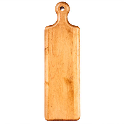 J.K. Adams Maple Artisan Plank, Wooden Serving Board Tray with Handle, 20" x 6"