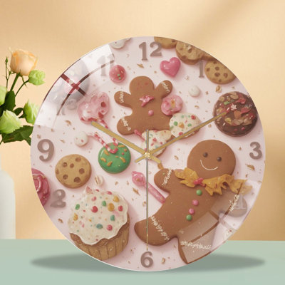 Horloge murale 12 po Sweets-and-Gingerbread-Art