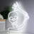 Neon Light Skull Wall Art