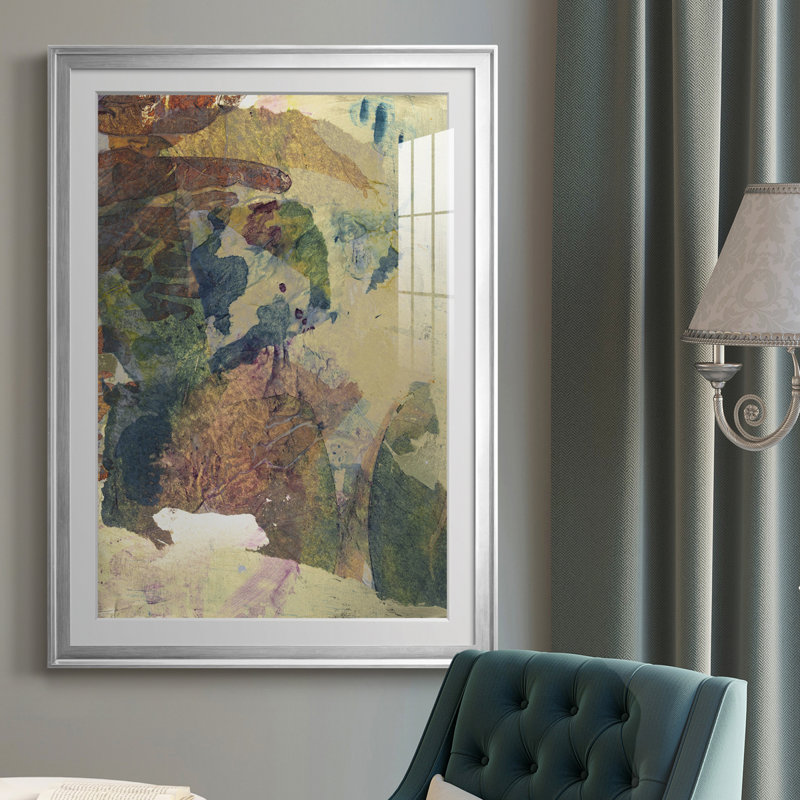 Monet's Landscape II - reproduction de cadre photo, H 36,5 po x l 26,5 po x P 1 po, Cadre argenté