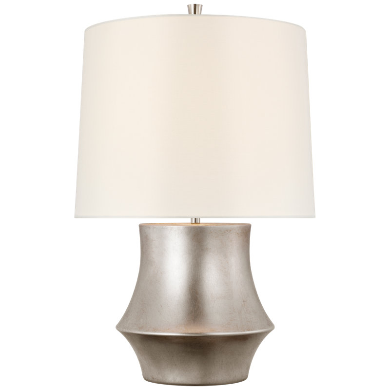 Lakmos Table Lamp, Burnished Silver Leaf