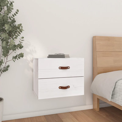 Kareema 50cm W Solid Wood Bedside Table