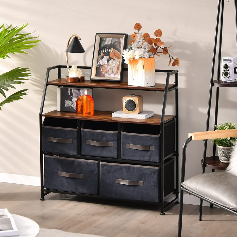 Anaberta 5 Drawer Storage Drawer