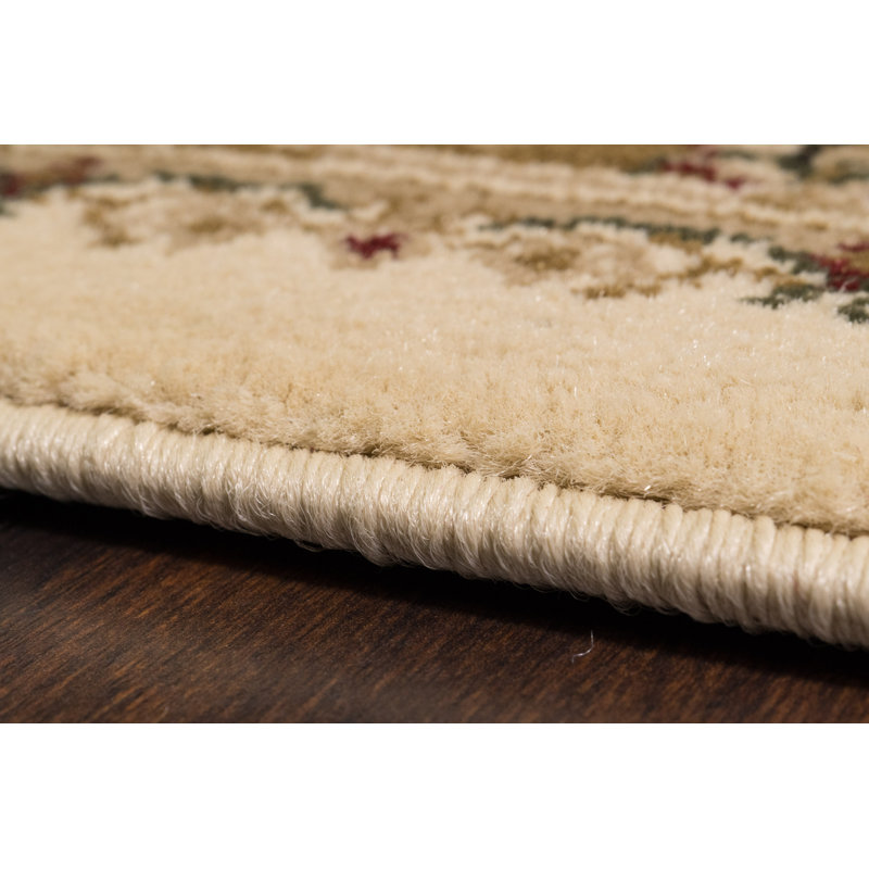 Tapis oriental ivoire Willett Atterbury Duncaster, Rectangle 2 pi x 3 pi 6 po
