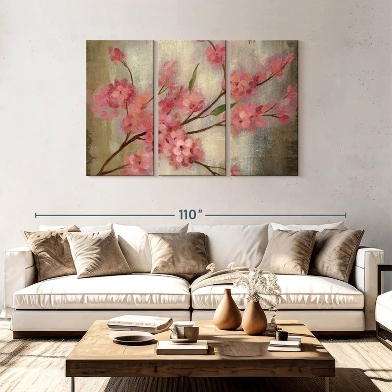 Harnek Cherry Blossom I, 48" H x 74" W