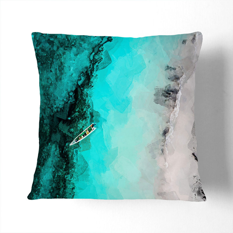 Square Throw Cushion, 55 x 55 cm, Black