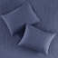 Courtepointe double / grand bleu marine - Microfibre, rembourrage en coton, réversible, réduit la croissance de la literie La microfibre réversible maintient l'hygiène et la fraîcheur-127224019-127224022