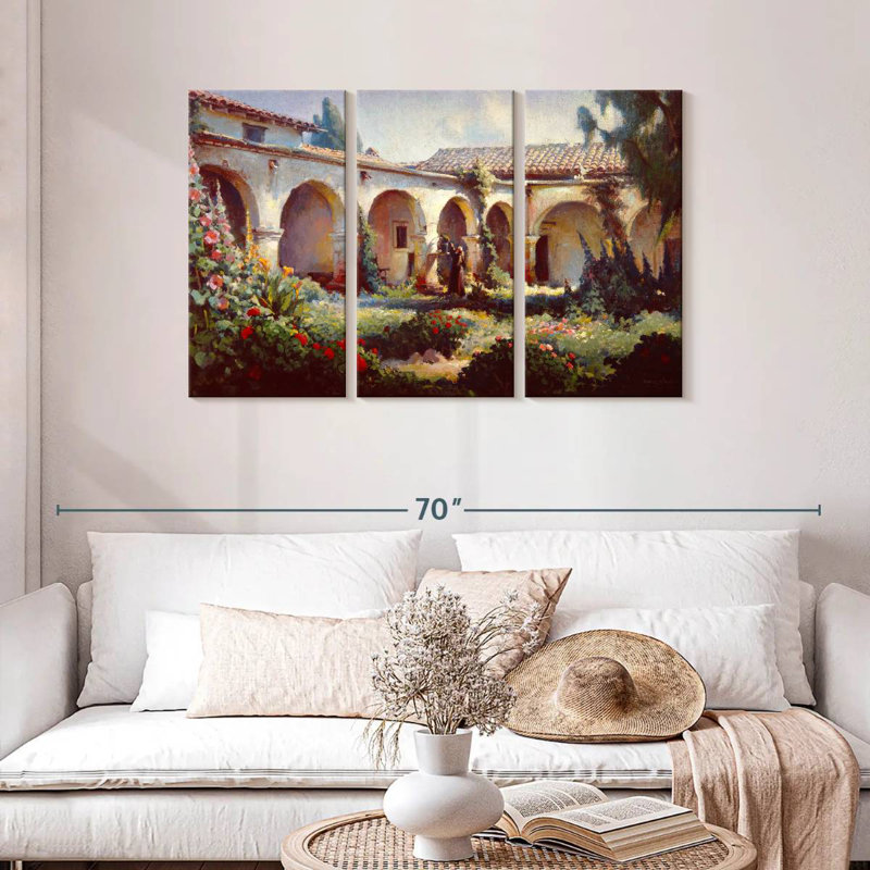 Lilie Mission San Juan Capistrano, 28" H x 45" W