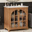 31" Farmhouse Bathroom Vanity With Ceramic Sink, Vintage Rustic Bathroom Cabinet With Bronze Pulls And 2 Soft-Closing Doors-1659687022