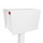 Boîte aux lettres Quick-Ship UpTown en blanc sur blanc-106534016