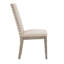 Chaise de salle à manger rembourrée en lin Irving Place Parsons-537581934-611458809