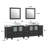  96" Double Bathroom Vanity Set with Mirror-27042734
