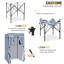 4" W x 4" D Steel Pop-Up Canopy Portable Privacy Dressing Room-110360026