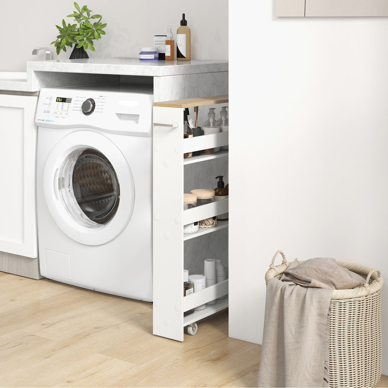 47cm Sideboard, White+Natural