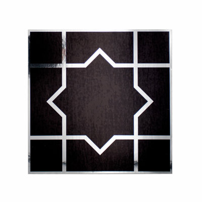 Carreau de terrain pelez et collez en aluminium 6 po x 6 po