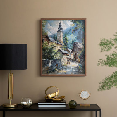 «LANDSCAPES Series CECLxxVI», reproduction d'art encadrée - bois massif