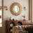 Decorative Wood Framed Round Mirror-288668793-288668795
