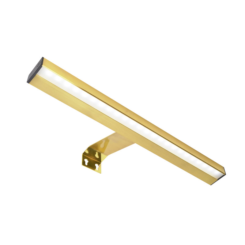 Sibyls Plastic LED Flush Mounted Sconce, Gold