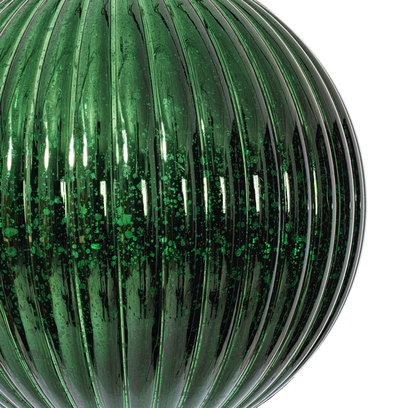 Ensemble de 4 boules de Noël Chistmas, Vert minuit