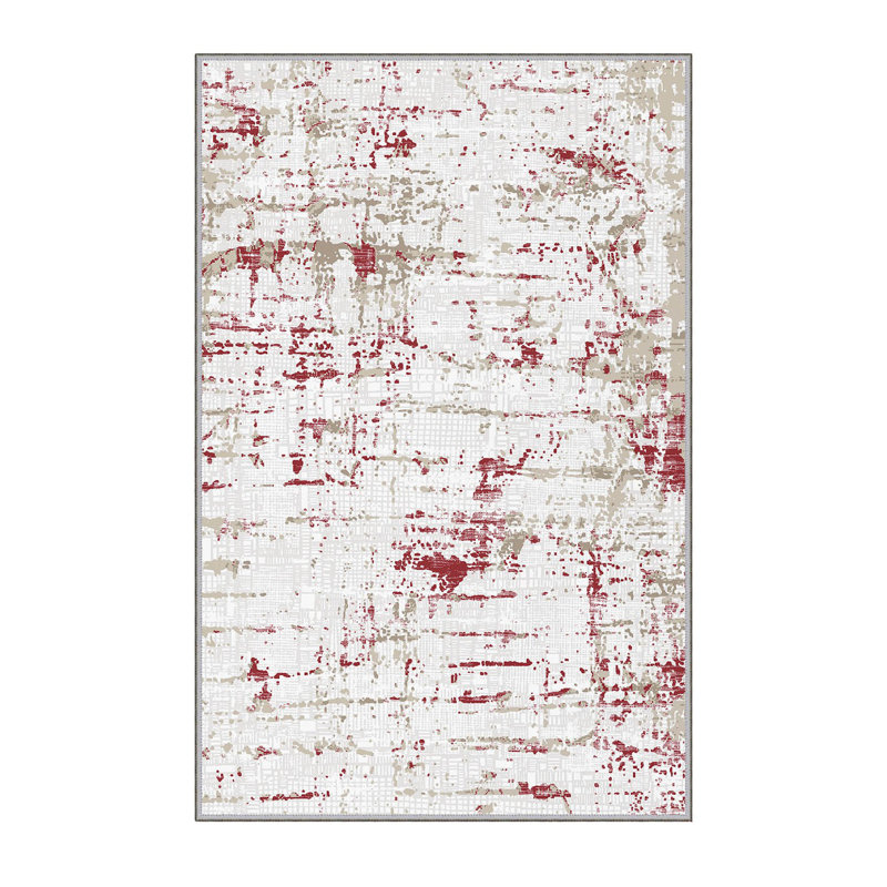 Antibacterial Hall Carpet, 3D Digital Printed, 3.3 x 4.9 ft | 100% Polyester, 0.3 in Pile Height, Non-Slip Underside, Machine Washable, Durable & Easy Care | Perfect for Living Room, Entryway & Home Décor