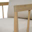 Ensemble de conversation d'extérieur Dakota en bois d'acacia de style moderne du milieu du siècle, comprenant un canapé d'angle et une table basse à lattes.-136849688