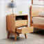 Table de chevet en bois massif Pure
