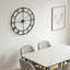 Grande horloge murale de 40 pouces avec chiffres romains, mouvement à quartz silencieux, décor de maison de campagne moderne pour le salon, le bureau ou comme cadeau