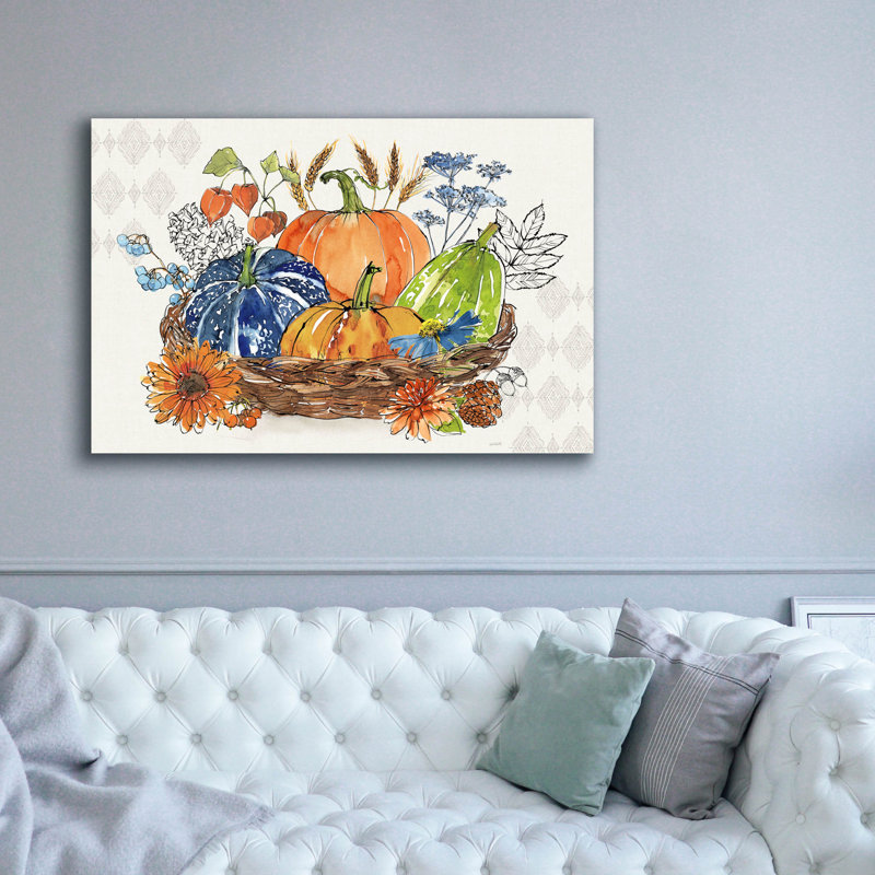 Toile épique Graffiti «Fall Sweet Fall 1» par Anne Tavoletti, 60 po x 40 po