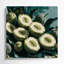 «Fruit Feijoa Green», art mural sur toile-1236802993