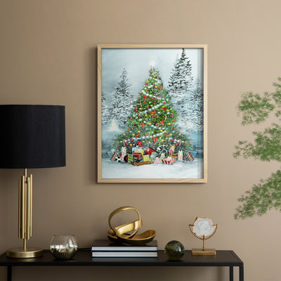 Under the Tree, reproduction encadrée - bois massif