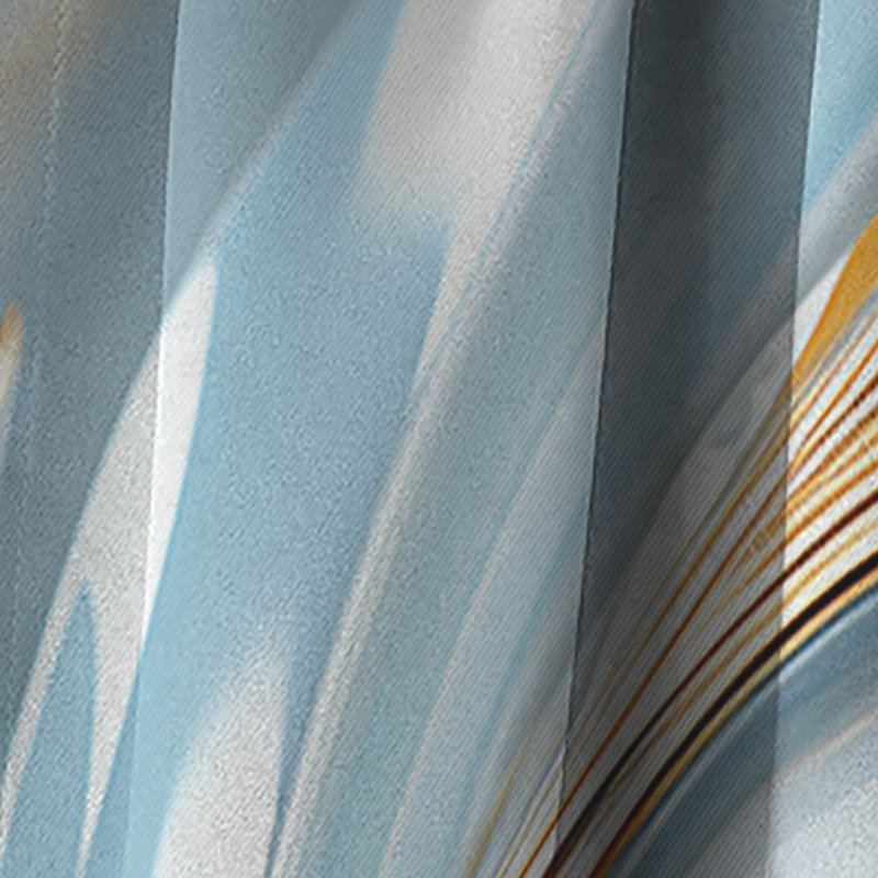 Haught - Spirals Curtain - Blackout Abstract Curtain - 1 Panels, 52" W x 108" L