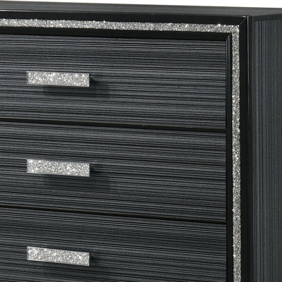 Weathered Black Finish Chest