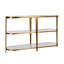 52'' W Glass Console Table
