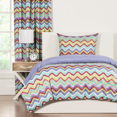 Crayola Mixed Palette Reversible Comforter Set