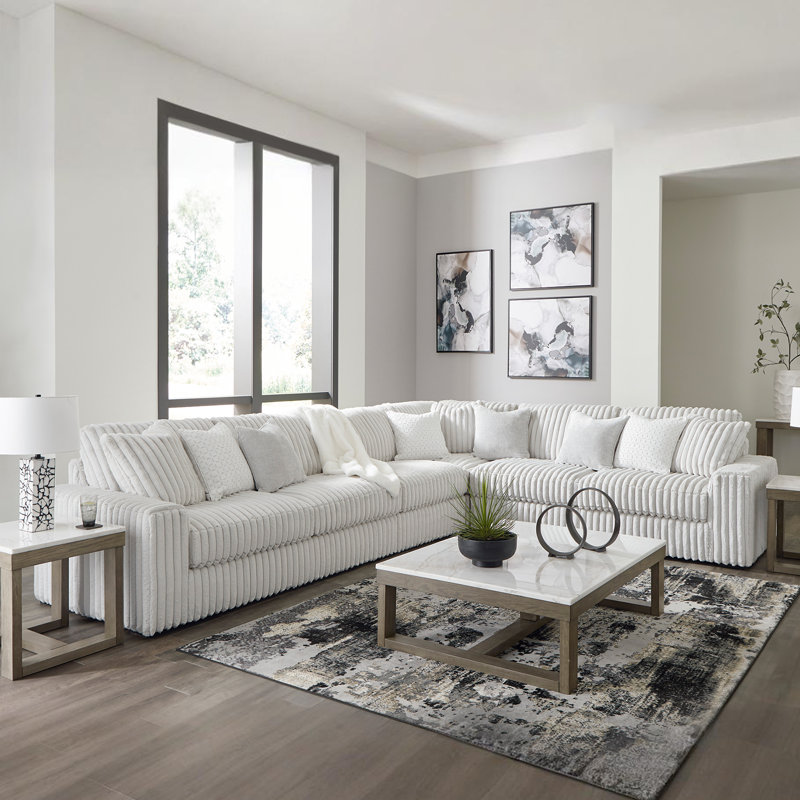 Canapé modulaire Cintra, H 41 po x l 172 po x P 133 po