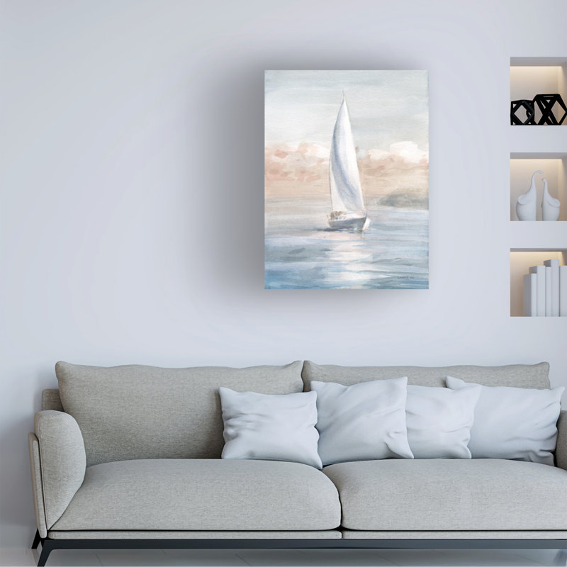 Art sur toile Danhui Nai «Full Sail II», H 19 po x l 14 po x P 2 po