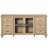 Scarlett 57.9" W Solid and Manufactured Wood TV Stand-316548634