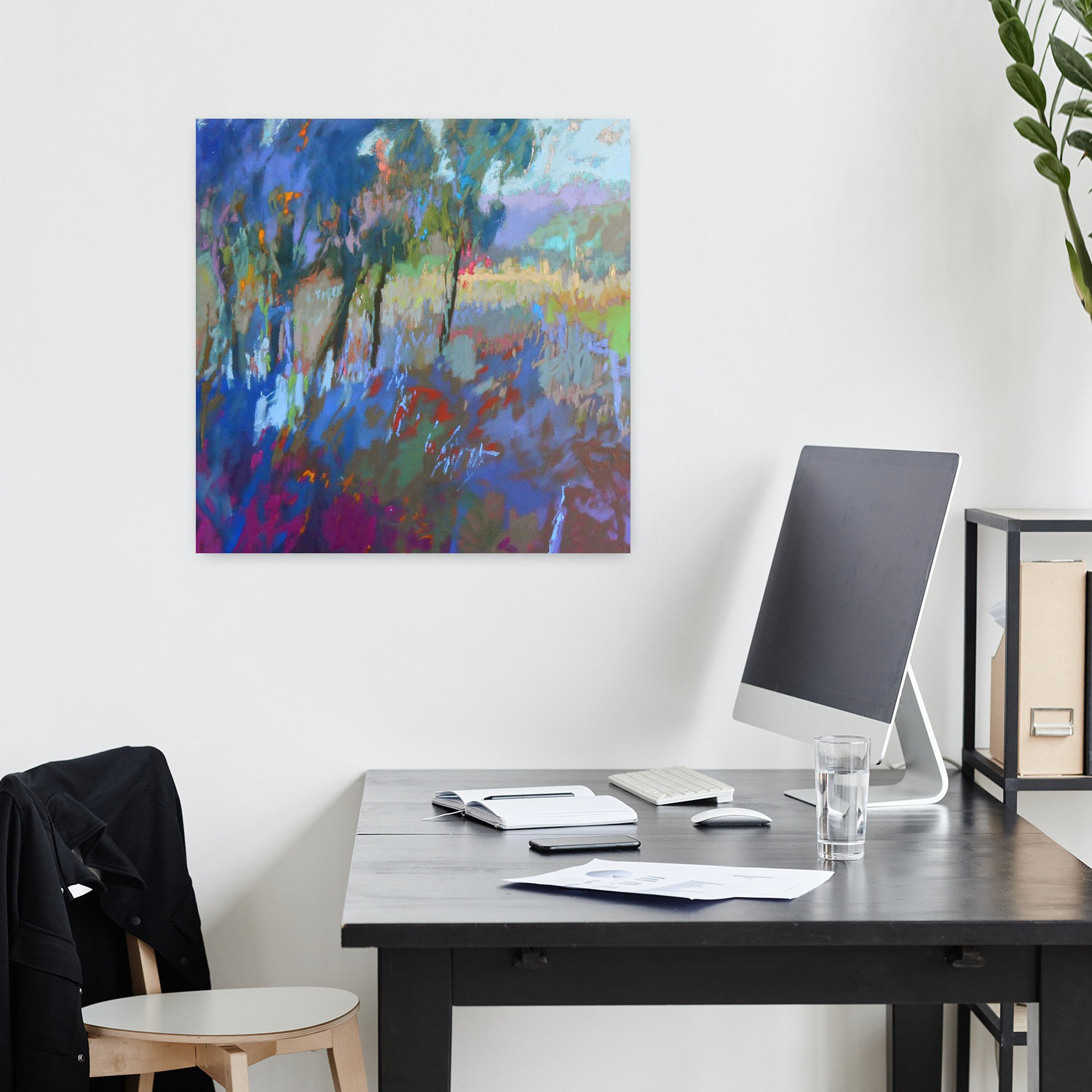 Dakota Fields Color Field 44 Contemporary Abstract Landscape Nature Art ...