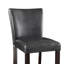 Tabouret de bar cappuccino et noir (ensemble de 2)