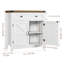 Allencoe 29.9'' W 2-Door Manufactured Wood Accent Cabinet-455122199