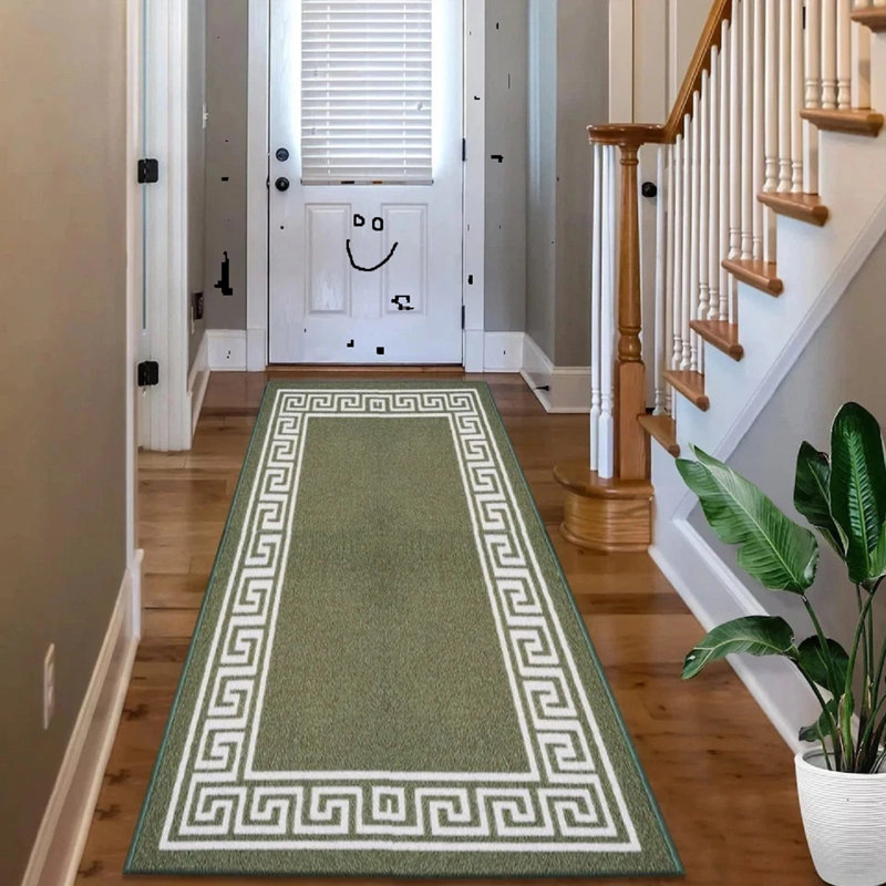 Runner Geometric Area Rug, Runner 66 x 220 cm