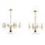Lustre classique à 6 lumières de style bougie Lochlain-678247021