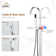 1 Handle Floor Roman Tub Faucet with Diverter