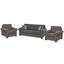 Ensemble de canapé et deux chaises en tissu Belford, kaki-122099395