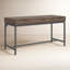 Bureau d'écriture en bois massif avec plateau pour clavier Lars-1571123536-1571123539