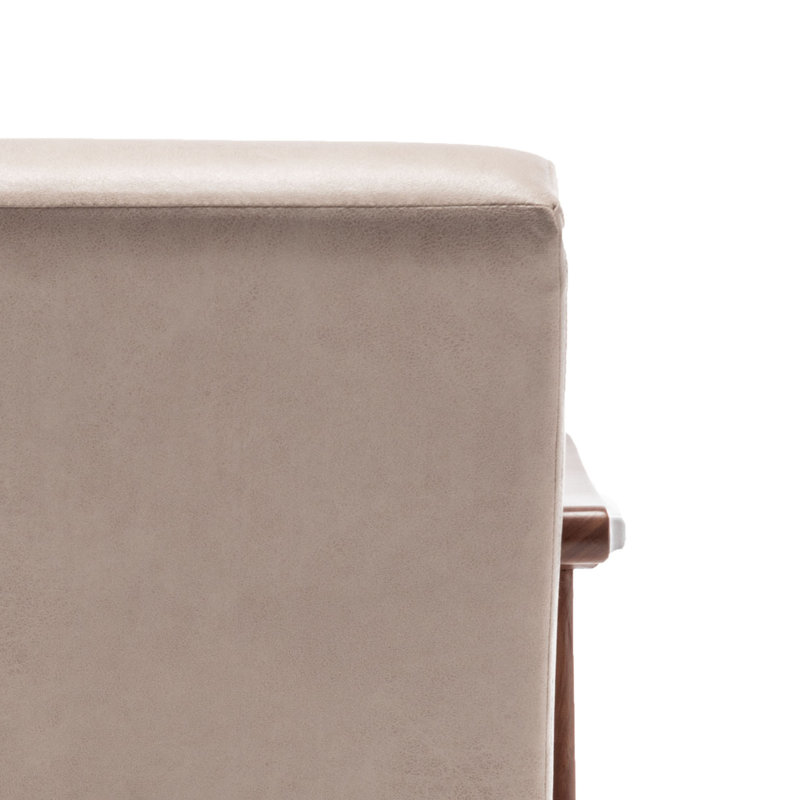 Fauteuil de réception Maret 30,71 po, Tissu de couleur chameau clair Tech