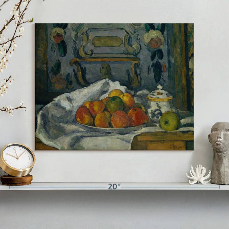 Cezanne Dish Of Apples, 12" H x 15" W