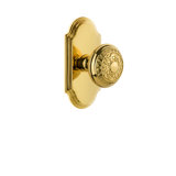 Grandeur Arc Plate Double Dummy with Windsor Door Knob